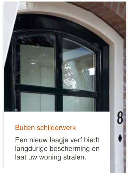 met aandacht buitenschilderwerk